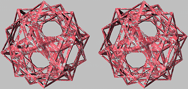 [Stereoscopic Compound of 5 Rhombic Dodecahedra]