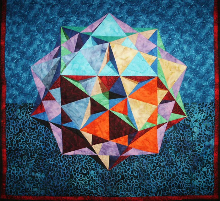 [Jeanne Brenner's Polyhedron Quilt]